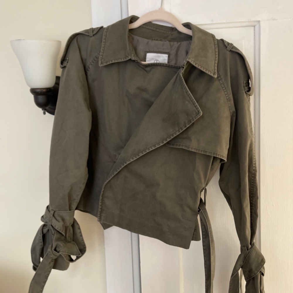 Anine Bing Olive Bomber Jacket